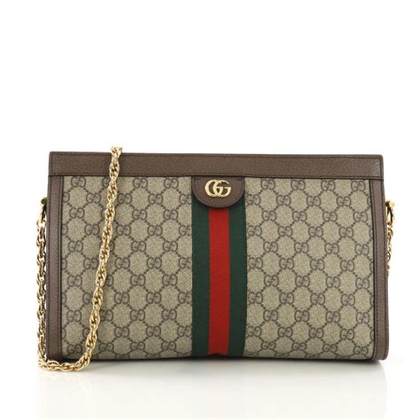 gucci xl chain shoulder bag|gucci ophidia chain bag.